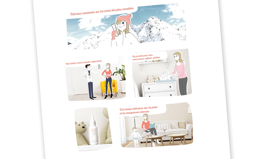 Avène Cicalfate - Planche de bande dessinée en technique de collage 7